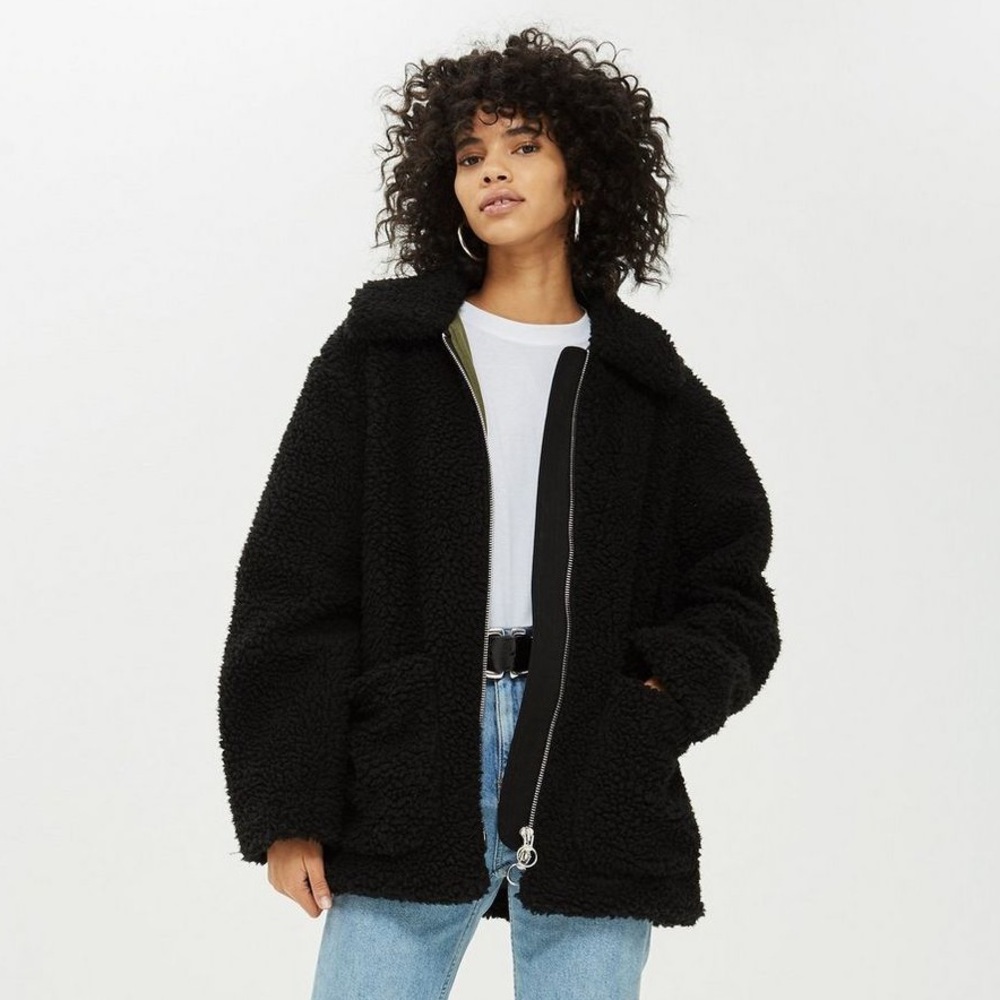 Topshop Borg Jacket
